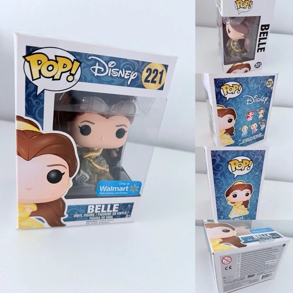 funko belle green dress Funko POP! Beauty and The Beast: Belle in Green Dress with Book 2021 Spring Convention Exclusive : Amazon.co.uk: Toys & Games